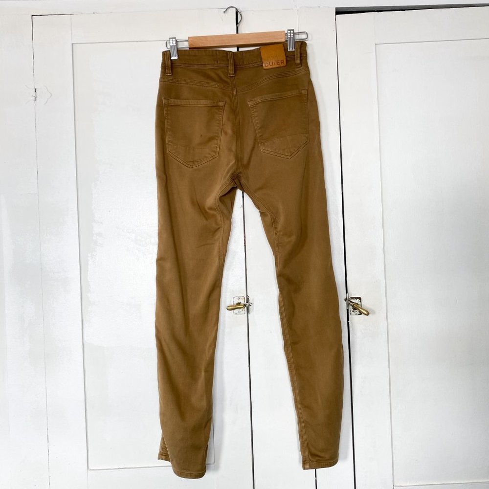 DUER | No Sweat Pant Slim Tobacco Brown Pants - Picture 3 of 8